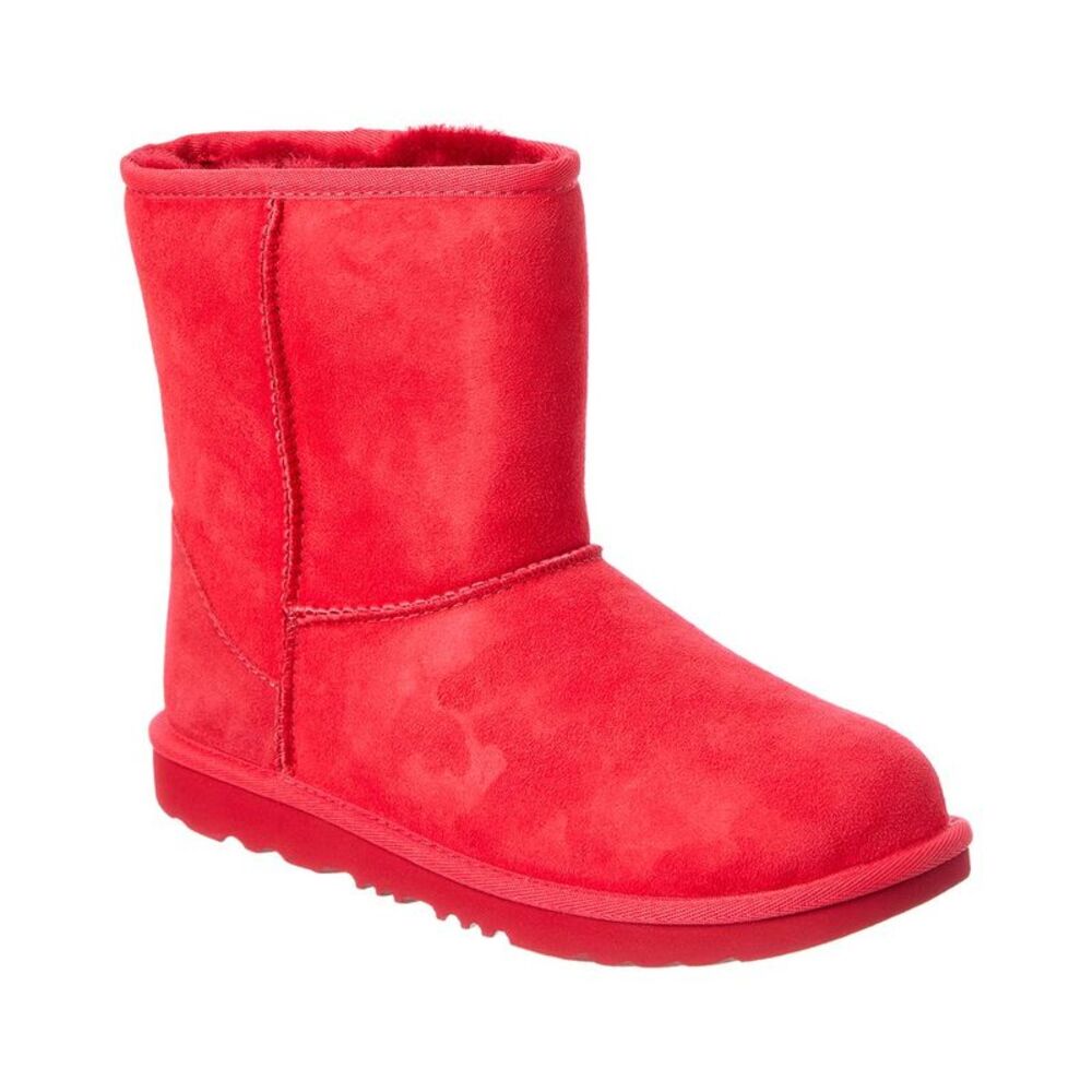 Ugg Kids Classic Ii Suede Boot, Red